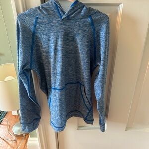 Hanna Andersson Kids Blue Heather Hoodie